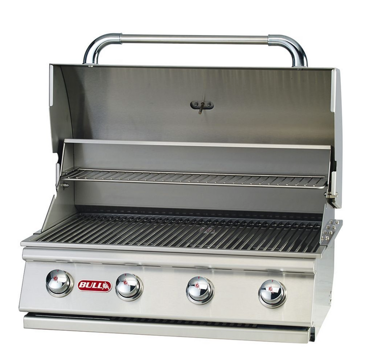 Bull Lonestar Built-in 4 Burner Gas BBQ Grill - Stainless Steel
