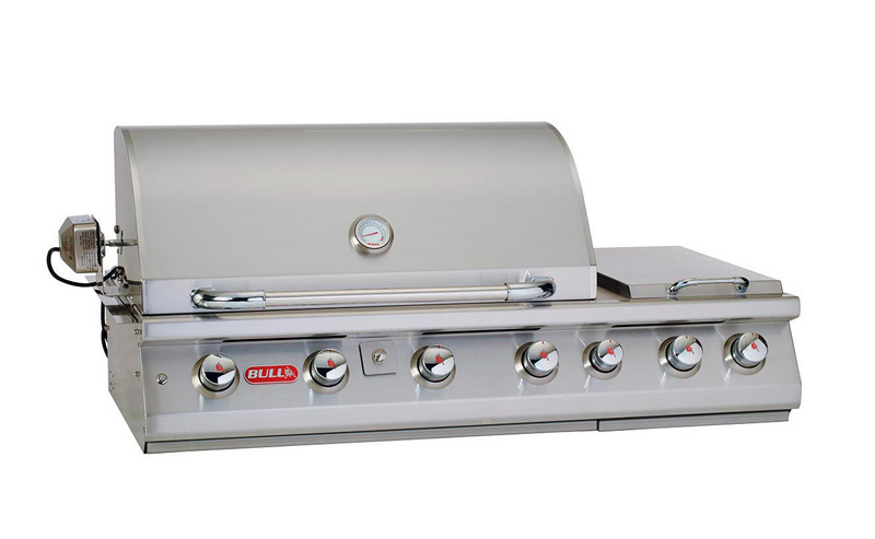 Bull  Built-in 7 Burner Gas BBQ Grill - Stainless Steel