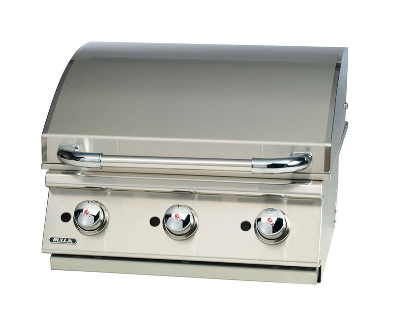Bull Plancha Commercial Style Built-In 3 Burner Griddle
