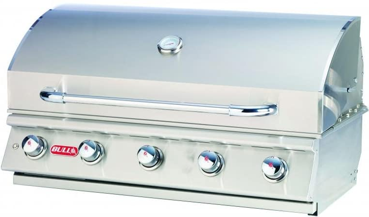 Bull Renegade Built-in 5 Burner Gas BBQ Grill - Stainless Steel