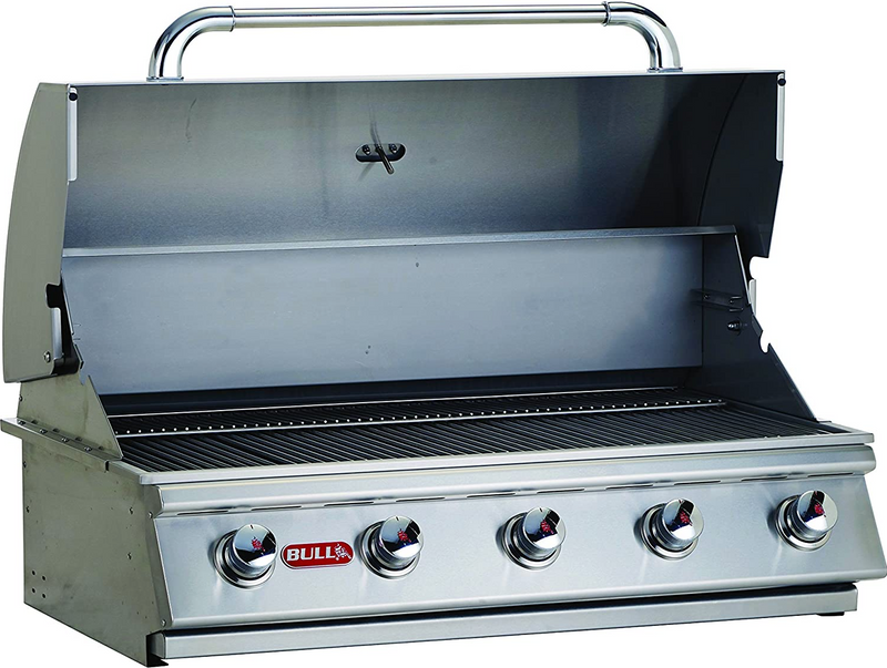 Bull Renegade Built-in 5 Burner Gas BBQ Grill - Stainless Steel