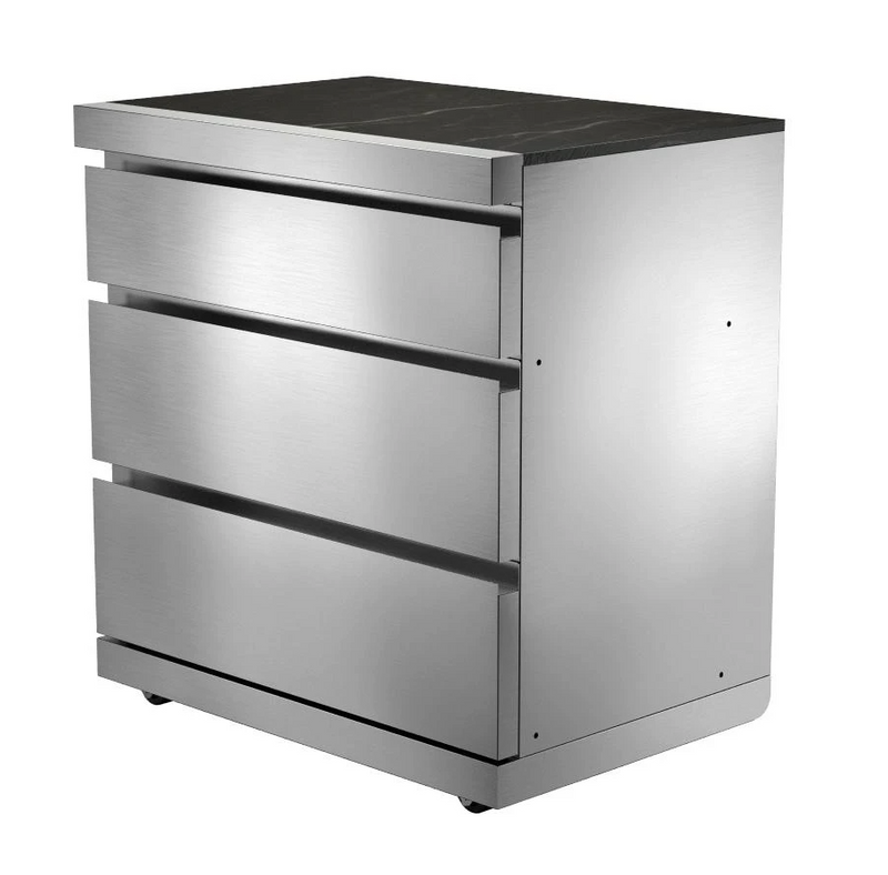 Whistler Outdoor Kitchen 6 Burner BBQ, Double Doors and Triple Drawer