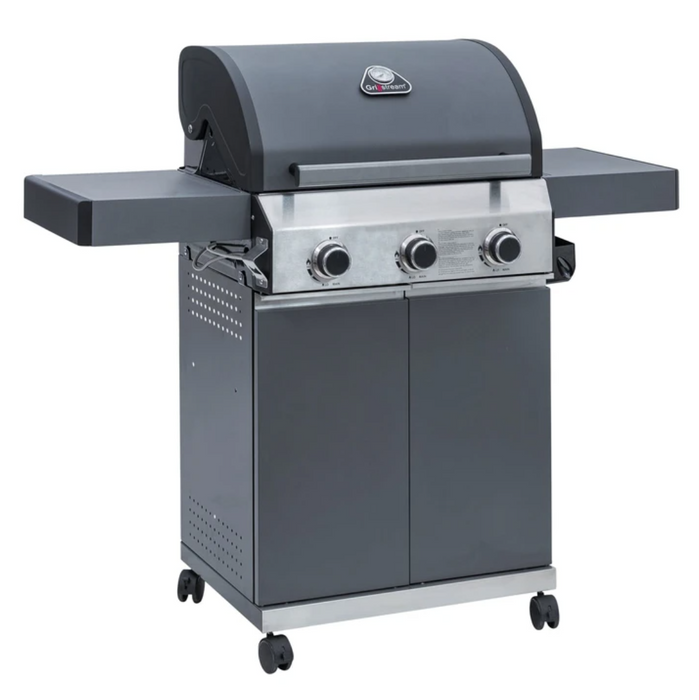Grillstream Classic 3 Burner BBQ : Hybrid Gas & Charcoal Barbecue in One