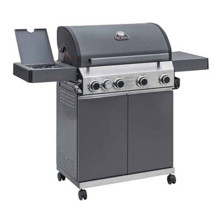 Grillstream Classic 4 Burner BBQ : Hybrid Gas & Charcoal Barbecue in One
