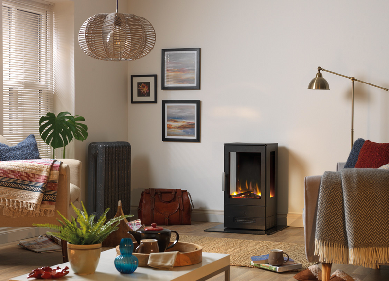Trinity 1 ECO Wood Burning Stove with single glass panel