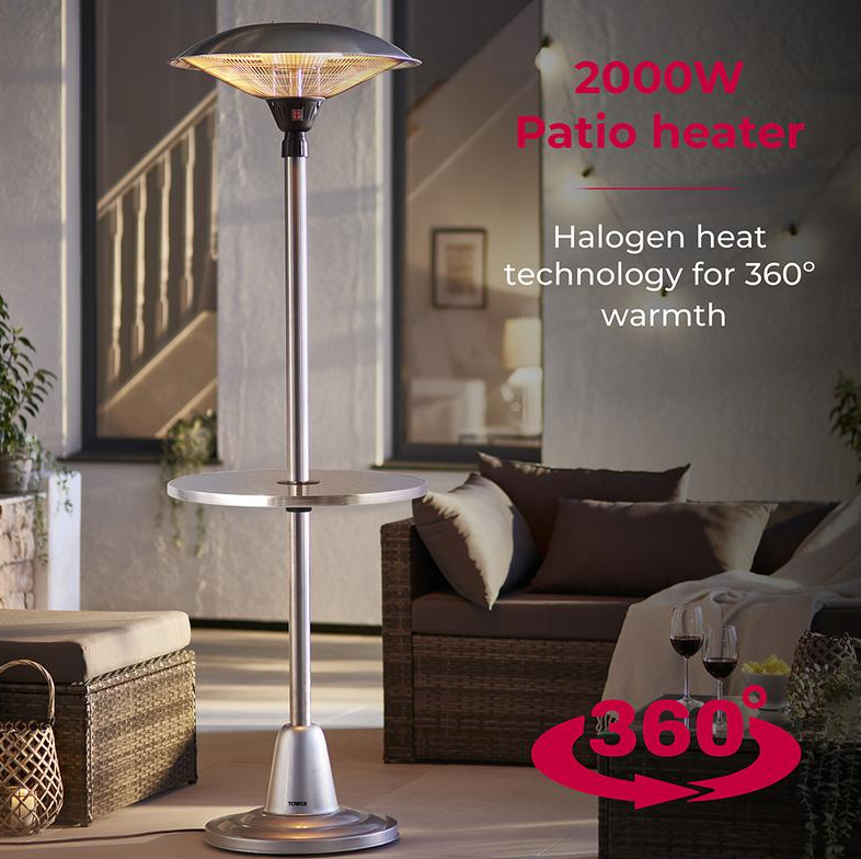 ASTRID 2KW Patio Heater Table