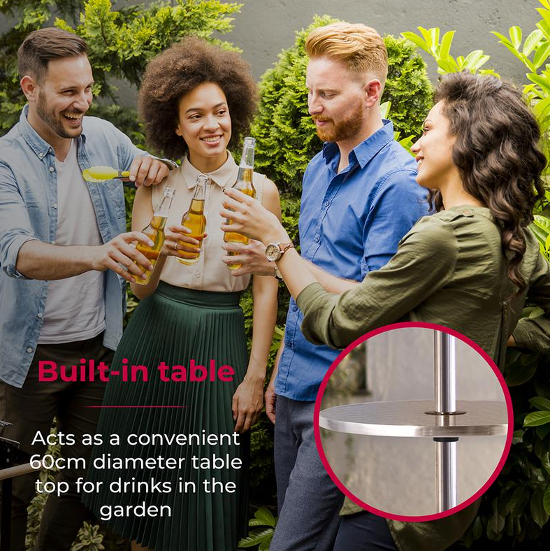 ASTRID 2KW Patio Heater Table