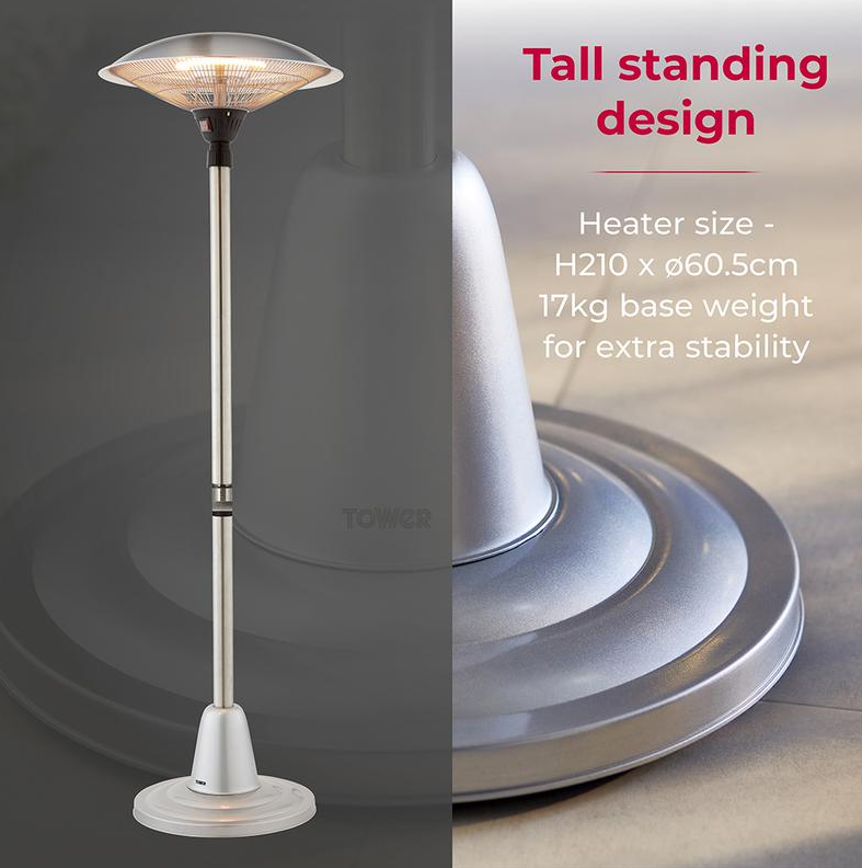 ASTRID 2KW Patio Heater Table
