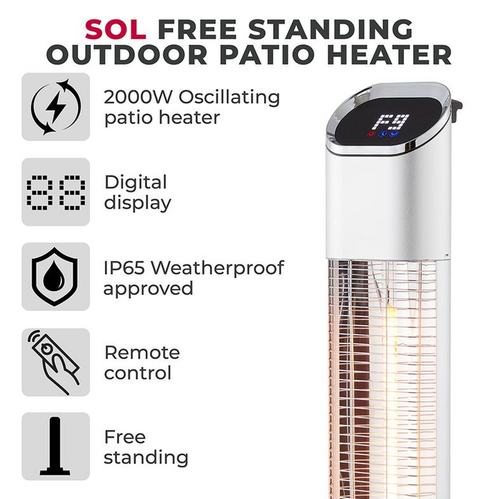 SOL 2000W Patio Heater