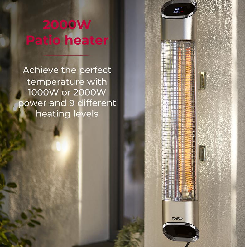 VESTA 2KW Wall Mount Heater