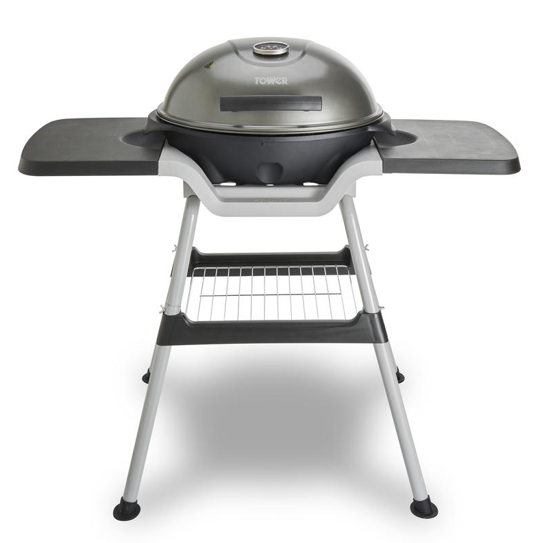 Cerasure+ Copper 2400W Electric BBQ Grill and Griddle with Wings and Thermometer Copper