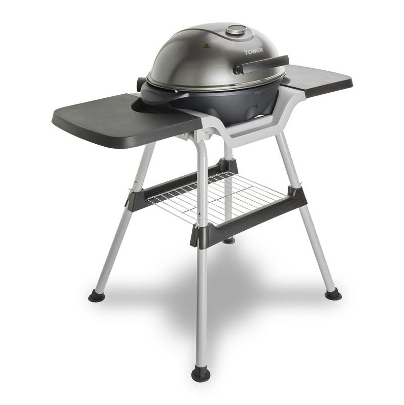 Cerasure+ Copper 2400W Electric BBQ Grill and Griddle with Wings and Thermometer Copper