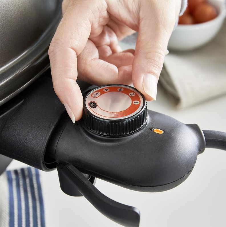 Cerasure+ Copper 2400W Electric BBQ Grill and Griddle with Wings and Thermometer Copper