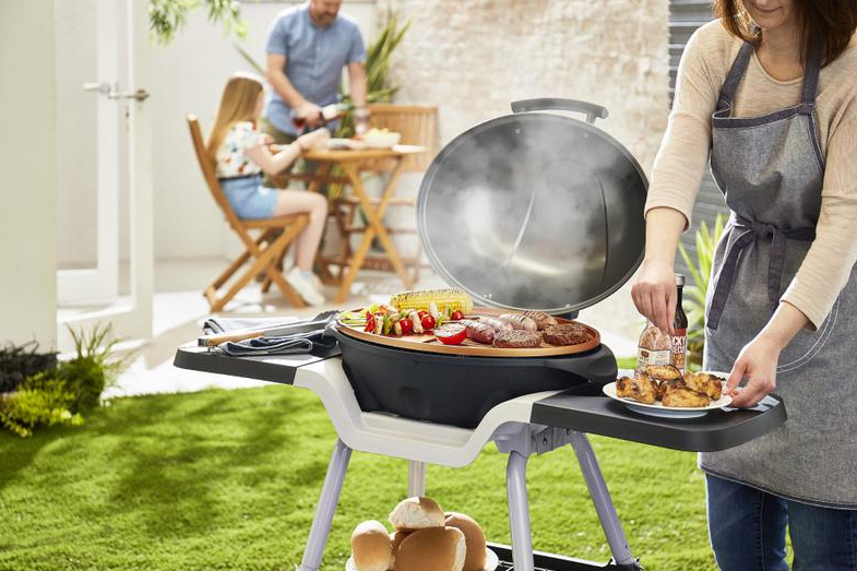 Cerasure+ Copper 2400W Electric BBQ Grill and Griddle with Wings and Thermometer Copper