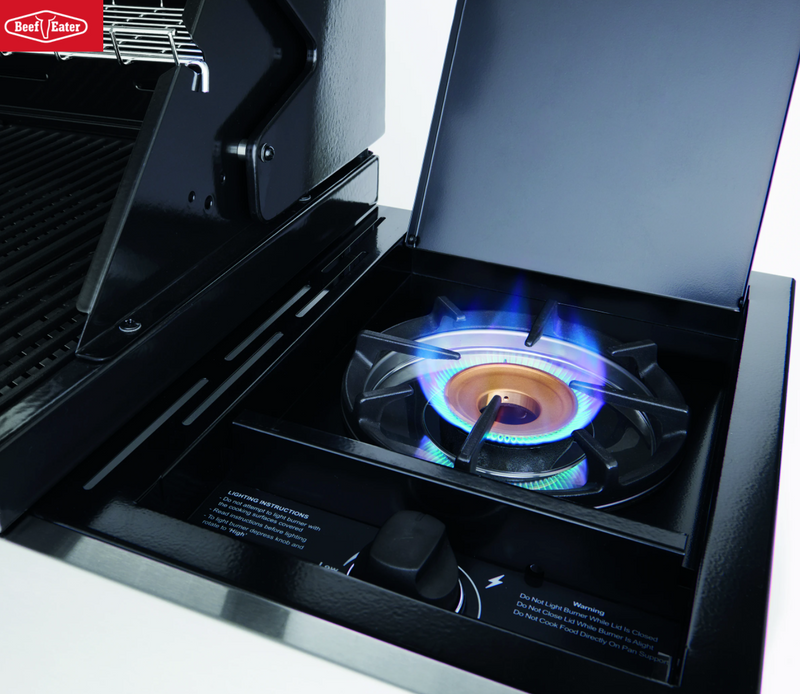 BeefEater 1200E Series - 5 Burner BBQ & Side Burner With Trolley