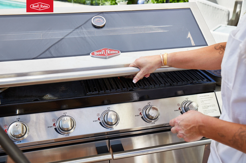 BeefEater 1200S Series - 5 Burner BBQ & Side Burner With Trolley