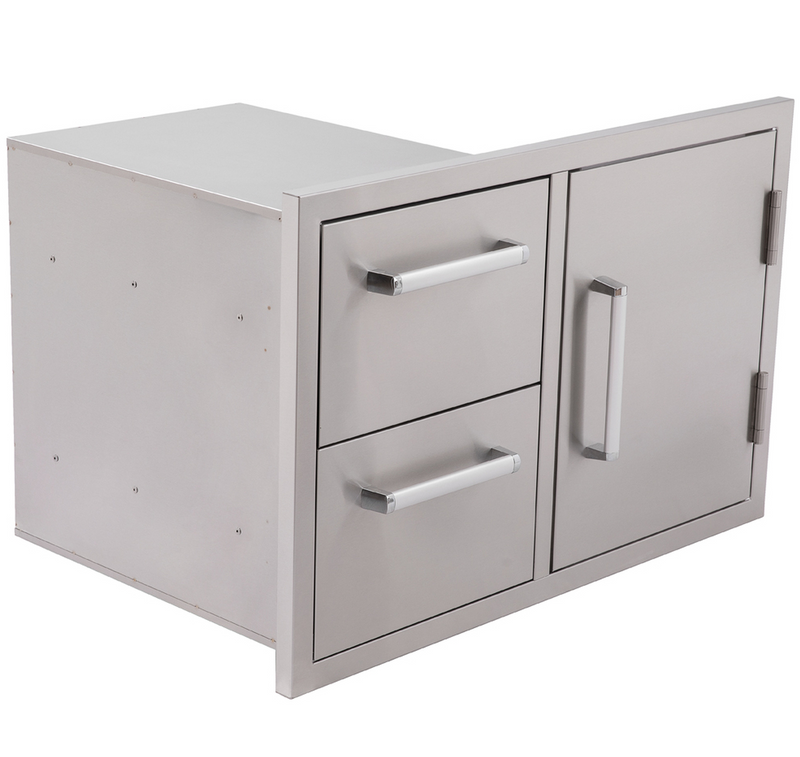 Whistler Burford Double Drawer & Door Unit