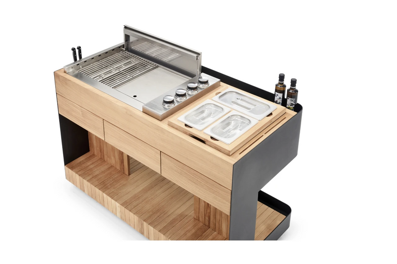 Indu+ Bilba Electric BBQ Grill Cart | Teppanyaki 38