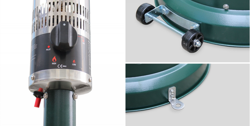 Ender Elegance Stainless Steel 8KW Patio Heater