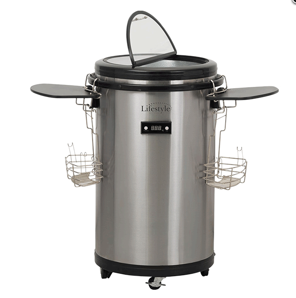 Lifestyle Stainless Steel Electric Party Cooler 50L