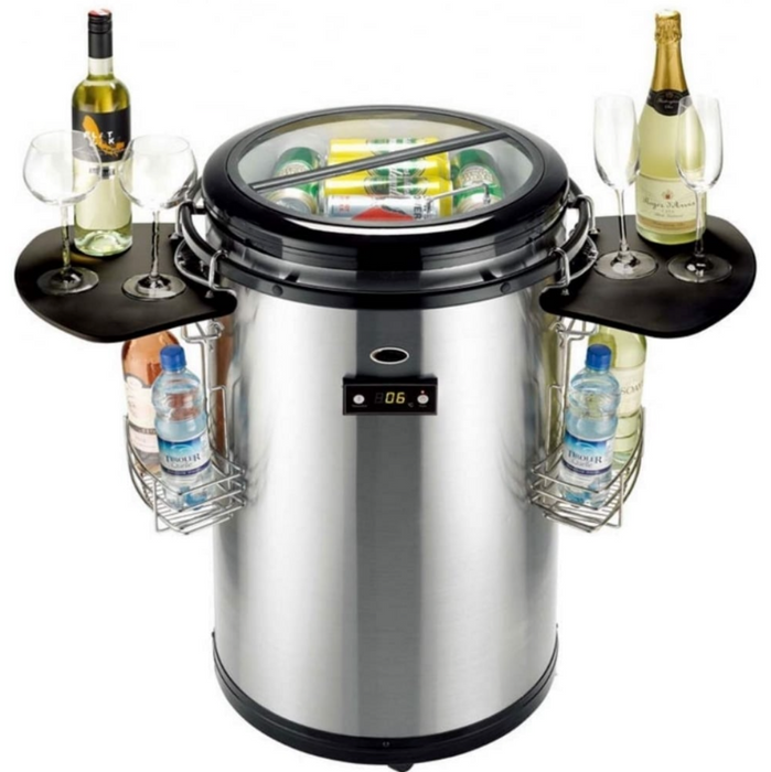 Lifestyle Stainless Steel Electric Party Cooler 50L
