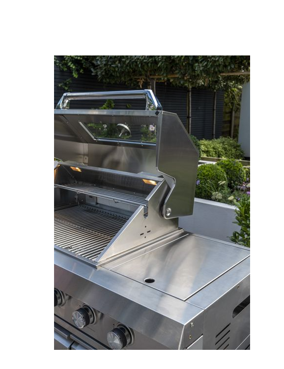 Norfolk Outdoor Kitchen Absolute 6B + Side Burner