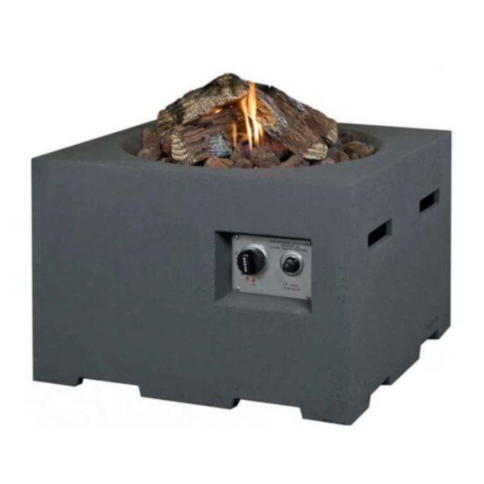 Happy Cocooning Square Cocoon Fire Pit - Grey