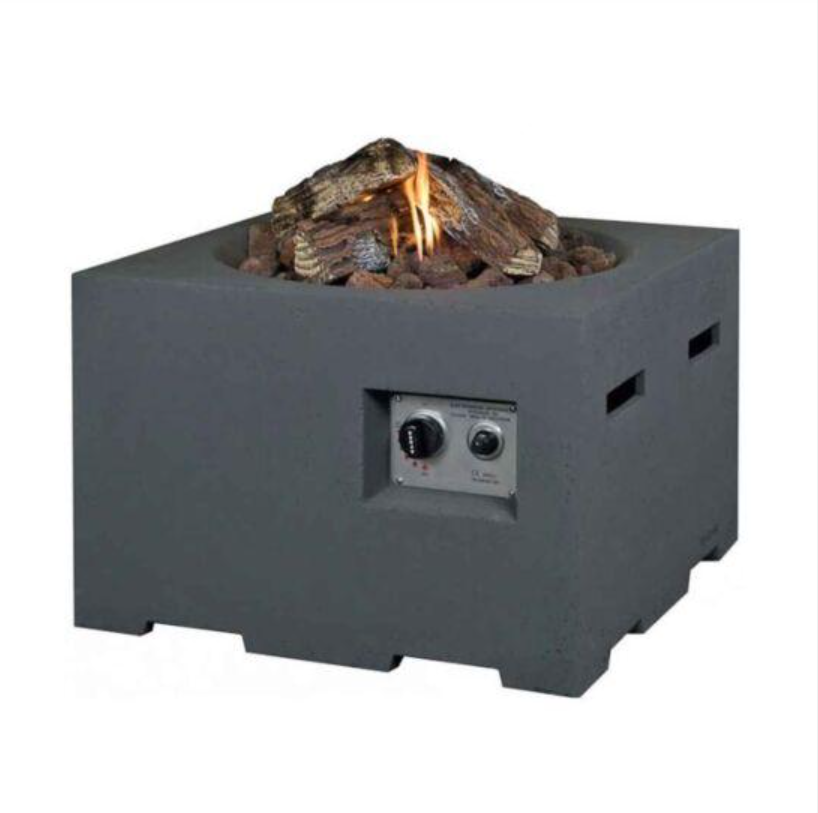 Happy Cocooning Small Square Cocoon Fire Pit - Grey