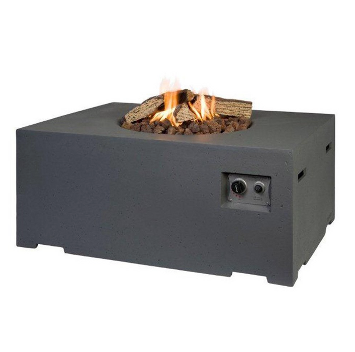 Happy Cocooning Rectangular Cocoon Fire Pit - Black