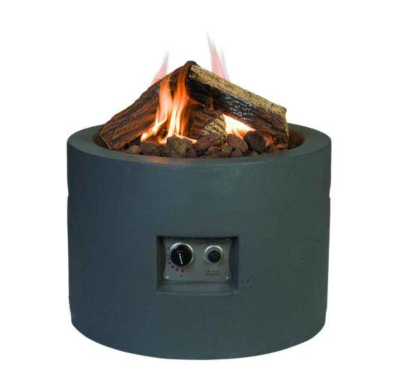 Happy Cocooning Round Cocoon Fire Pit - Grey