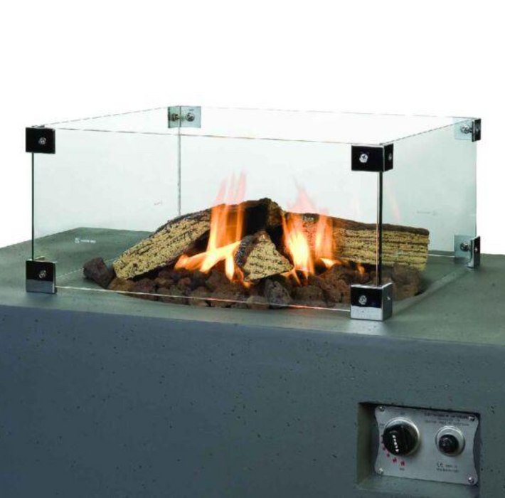 Happy Cocooning Glass Screen Kit for Rectangular and Square Cocoon Fire Pits