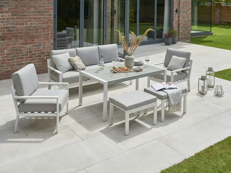 Titchwell Lounge Set - Standard Table White