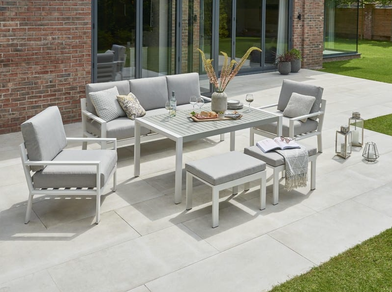 Titchwell Lounge Set - Standard Table White