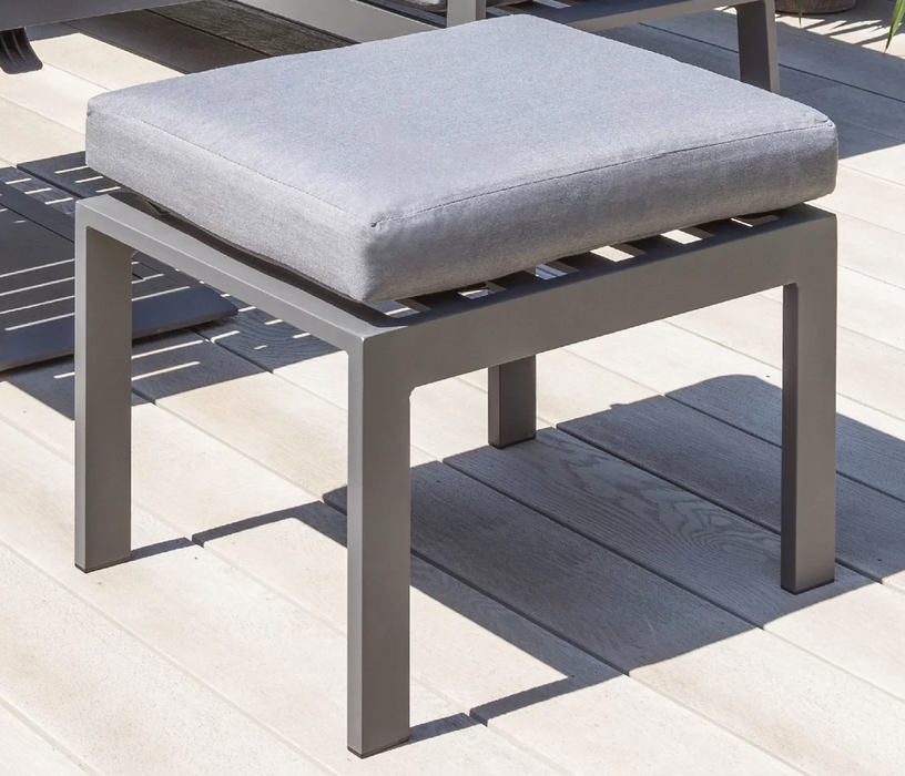 Titchwell Relax Lounge Set With Gas Adjustable Table Grey