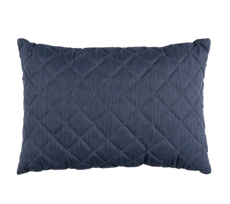 Titchwell Scatter Cushion Rectangular Dark Blue 60x40cm