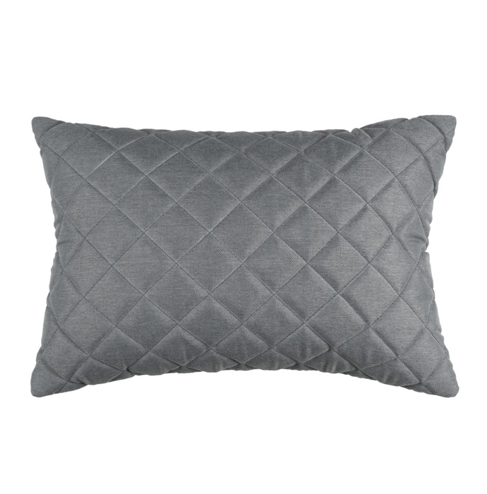 Titchwell Scatter Cushion Rectangular Mid Grey 60x40cm