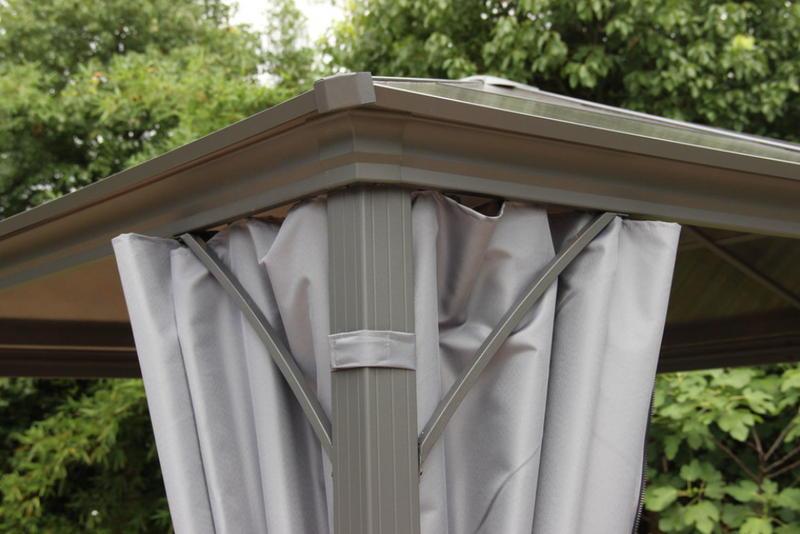 Runcton Polycarbonate Gazebo 3x3M Anthracite