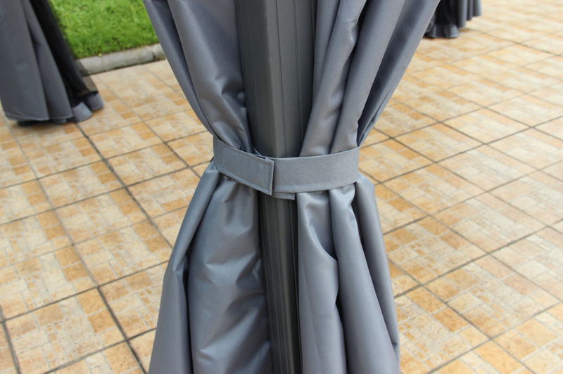 Runcton Polycarbonate Gazebo 3x3M Anthracite