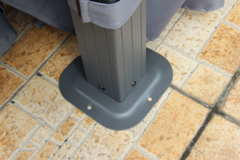 Runcton Polycarbonate Gazebo 3x3M Anthracite