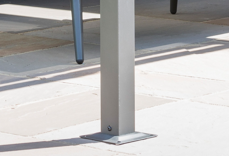 Sliding Roof Gazebo 2.8x2.8m