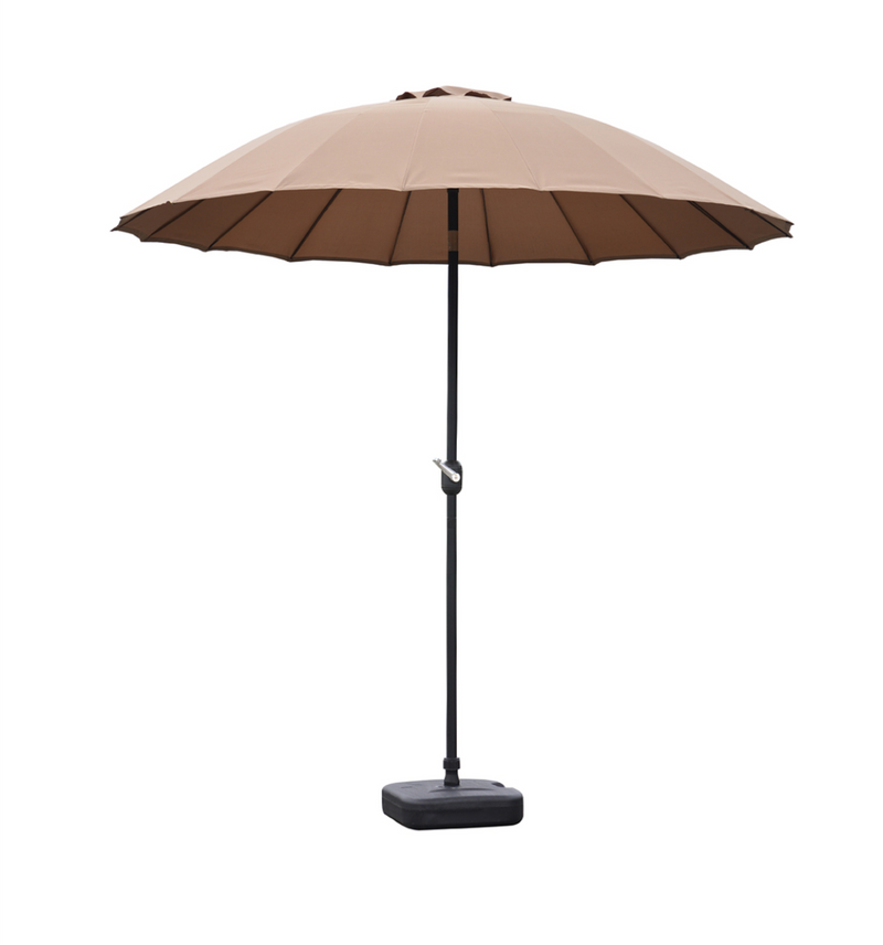 Blossom 2.5m Oriental Parasol Taupe