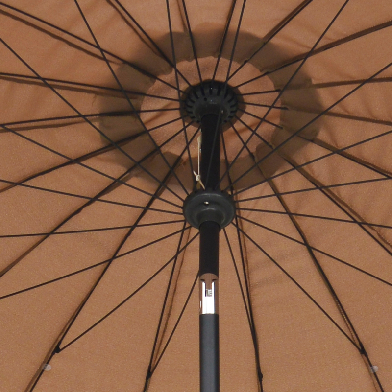 Blossom 2.5m Oriental Parasol Taupe