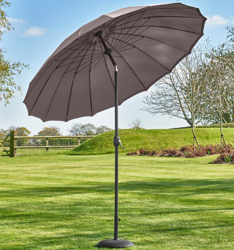 Blossom 2.5m Oriental Parasol Taupe
