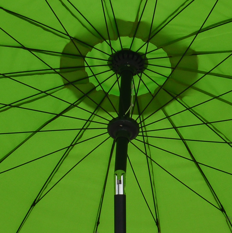Blossom 2.5m Oriental Parasol Lime Green