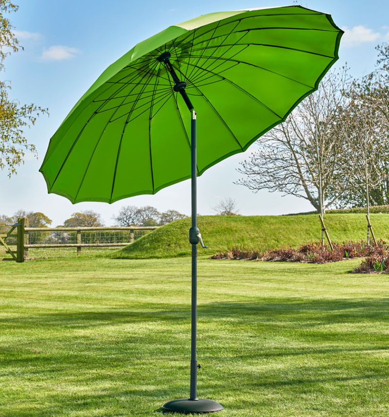 Blossom 2.5m Oriental Parasol Lime Green