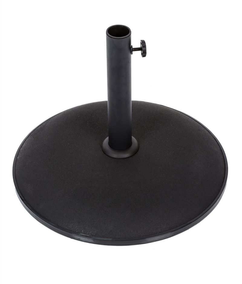 Concrete 15kg Parasol Base Black