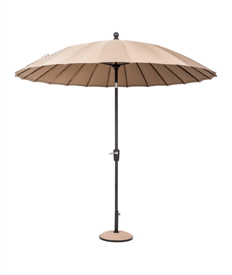 Elizabeth Aluminium Parasol 2.2m Taupe