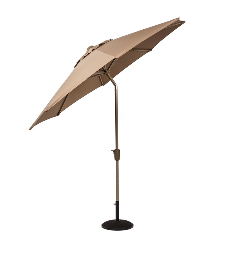 Elizabeth Aluminium Parasol 2.2m Taupe
