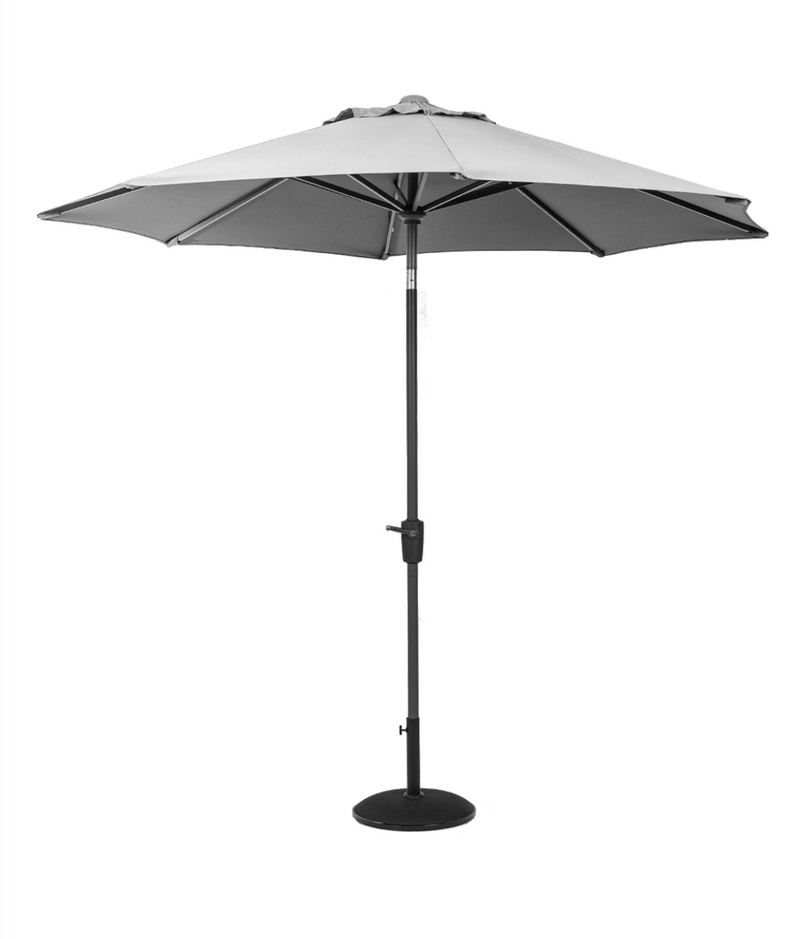 Elizabeth Aluminium Parasol 2.2m Grey