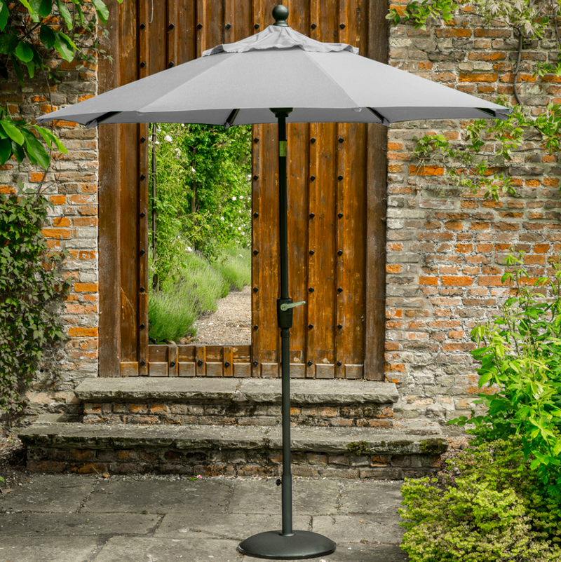 Elizabeth Aluminium Parasol 3m Grey